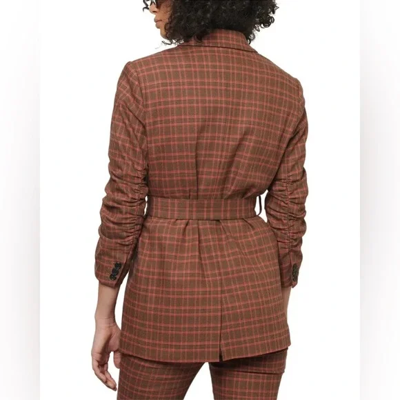 ❤️❤️❤️ Derek Lam 10 Crosby Harrison Gathered Sleeve Blazer size 4❤️❤️❤️ - Picture 4 of 8